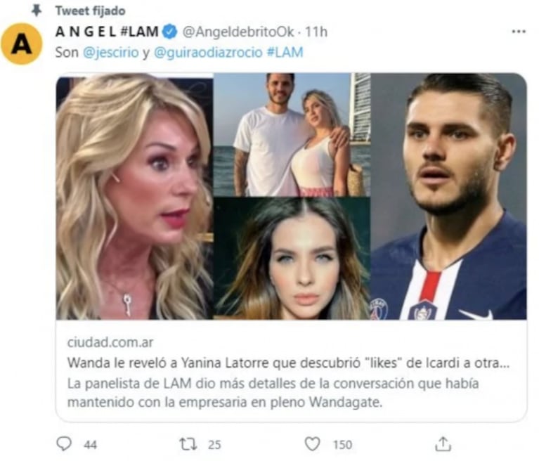 Revelan a qué famosas "likeaba" Mauro Icardi y fue descubierto por Wanda Nara: Rocío Guirao Díaz y Jésica Cirio 