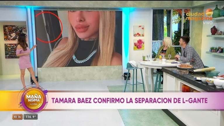 Revelan fuertes detalles de la separación de L-Gante y Tamara Báez: "A él se le ven lastimaduras en los puños"