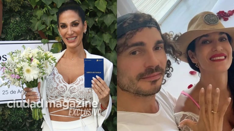 Revelaron el enigmático motivo por el que Silvina Escudero posó sin su marido Federico en su casamiento. Foto: Movilpres/ Instagram