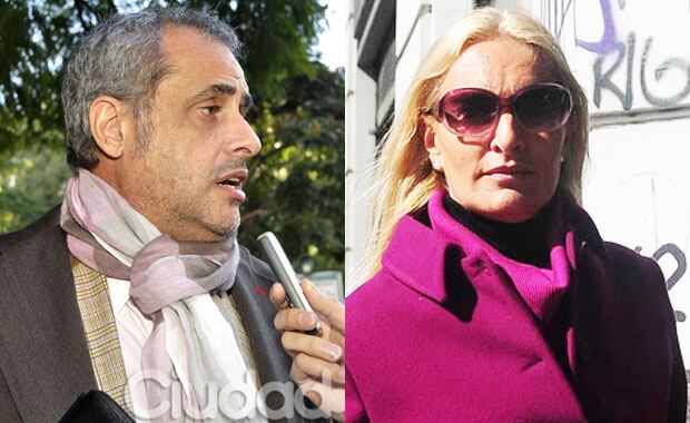 Rial y D´Auro, protagonistas de un polémico divorcio (Foto: Archivo Ciudad.com y Web). 