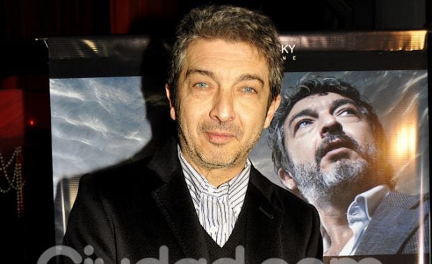 Ricardo Darín  en el festejo del fin del rodaje de Tesis sobre un homicidio. (Foto: Jennifer Rubio)