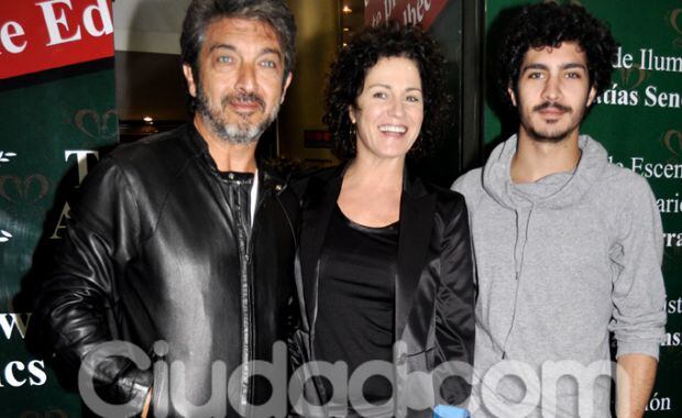 Ricardo Darín, Florencia Bas y El Chino en el estreno de La Cabra. (Foto: Jennifer Rubio)