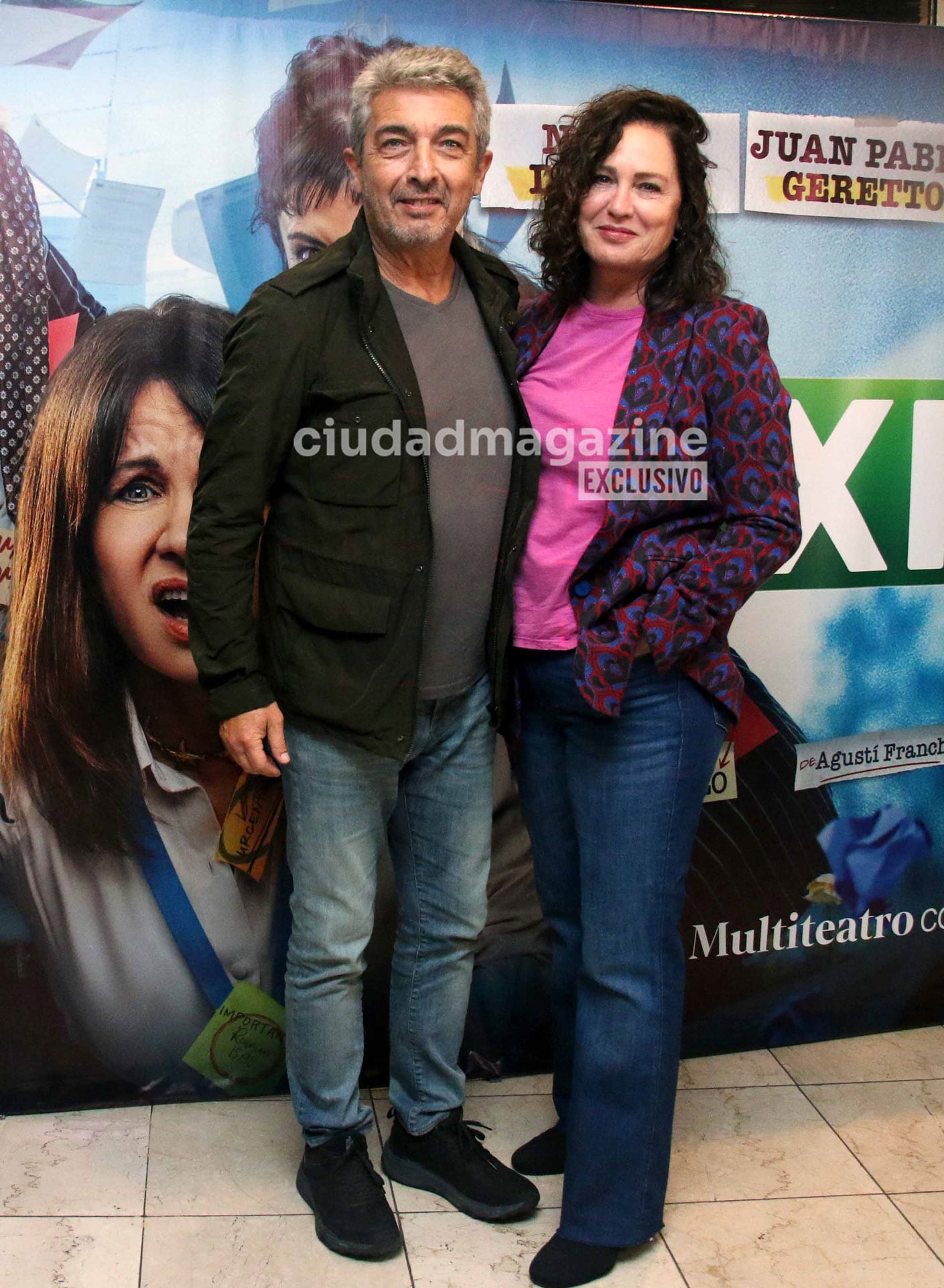 Ricardo Darín y Florencia Bas en el estreno de Exit. (Foto: Movilpress)