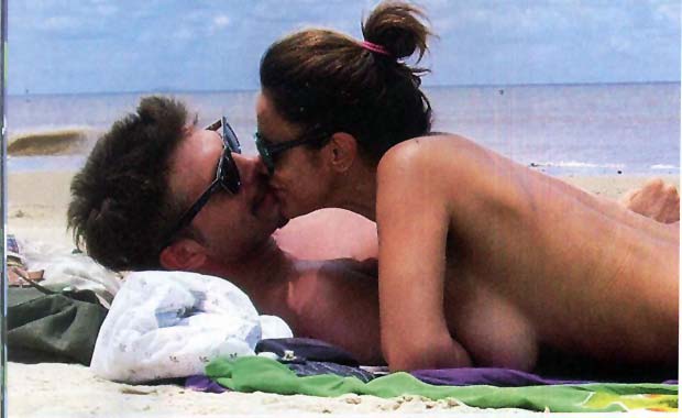 Ricardo Diotto y Fernanda Callejón, enamorados y buscando bebé en Punta del Este. (Foto: Caras)