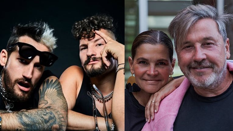 Ricardo Montaner publicó una foto de su esposa en la ducha y sus hijos Mau y Ricky reaccionaron con todo.