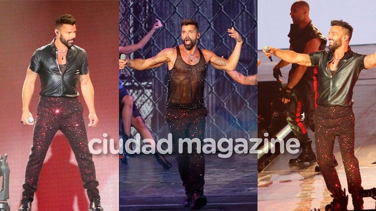 Ricky deleitó a sus fans con cambios de vestuario e impresionantes coreografías.