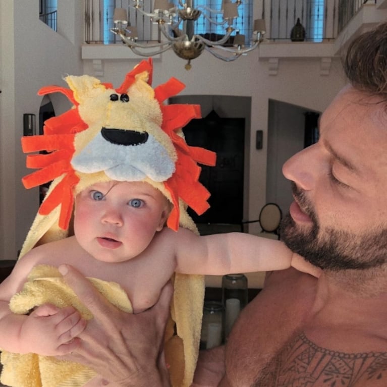 Ricky Martin compartió una foto súper tierna de Lucía, su beba: "La dueña de mis sueños"