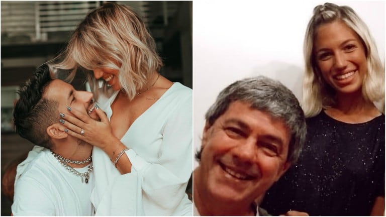 Ricky Montaner contó cómo fue pedirle la mano al papá de Stefi Roitman (Fotos: Instagram)