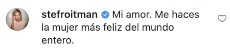 Ricky Montaner le dedicó un tierno posteo a Stefi Roitman por su cumple: "Verte feliz es mi regalo adelantado"