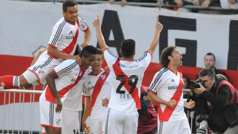 River le ganó 5 a 0 a Quilmes y se coronó campeón del torneo. (Foto: TN.com.ar)