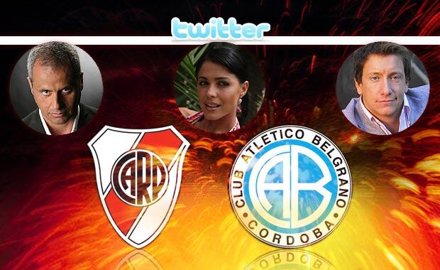 River se juega la vida futbolística ante Belgrano. Jorge Rial, Pamela David y Nico Vázquez lo saben.