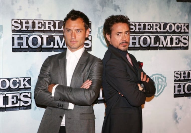 Robert Downey Jr. y Jude Law la rompieron en Sherlock Holmes