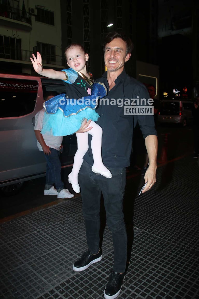 Roberto García Moritán con su hija Anita (Foto: Movilpress)