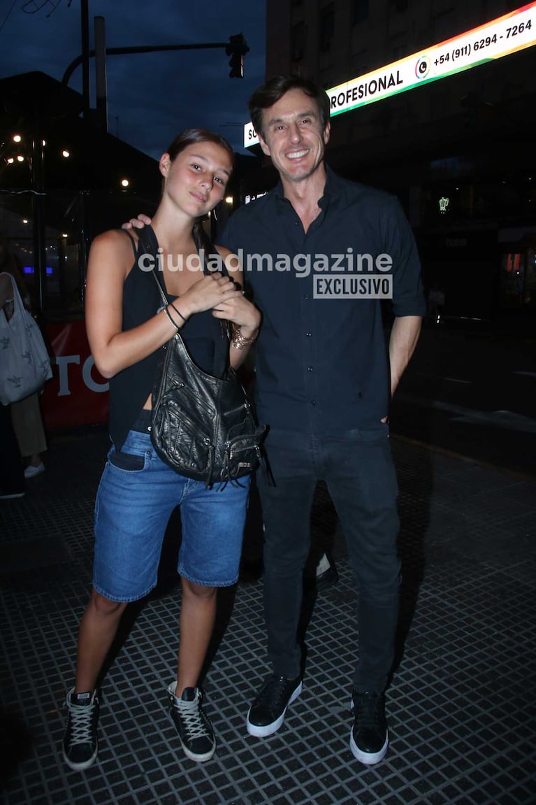 Roberto García Moritán con su hija Delfina (Foto: Movilpress)