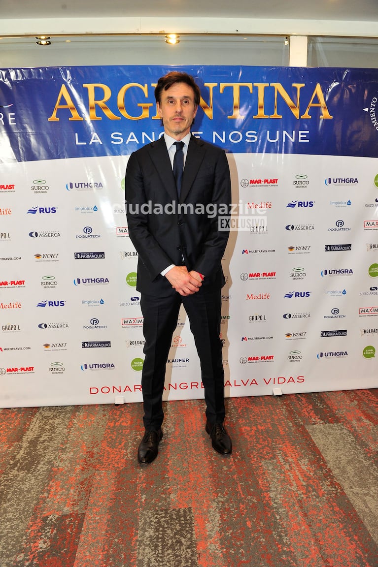 Roberto García Moritán en la cena anual "La sangre nos une" (Foto: Ramiro Souto).