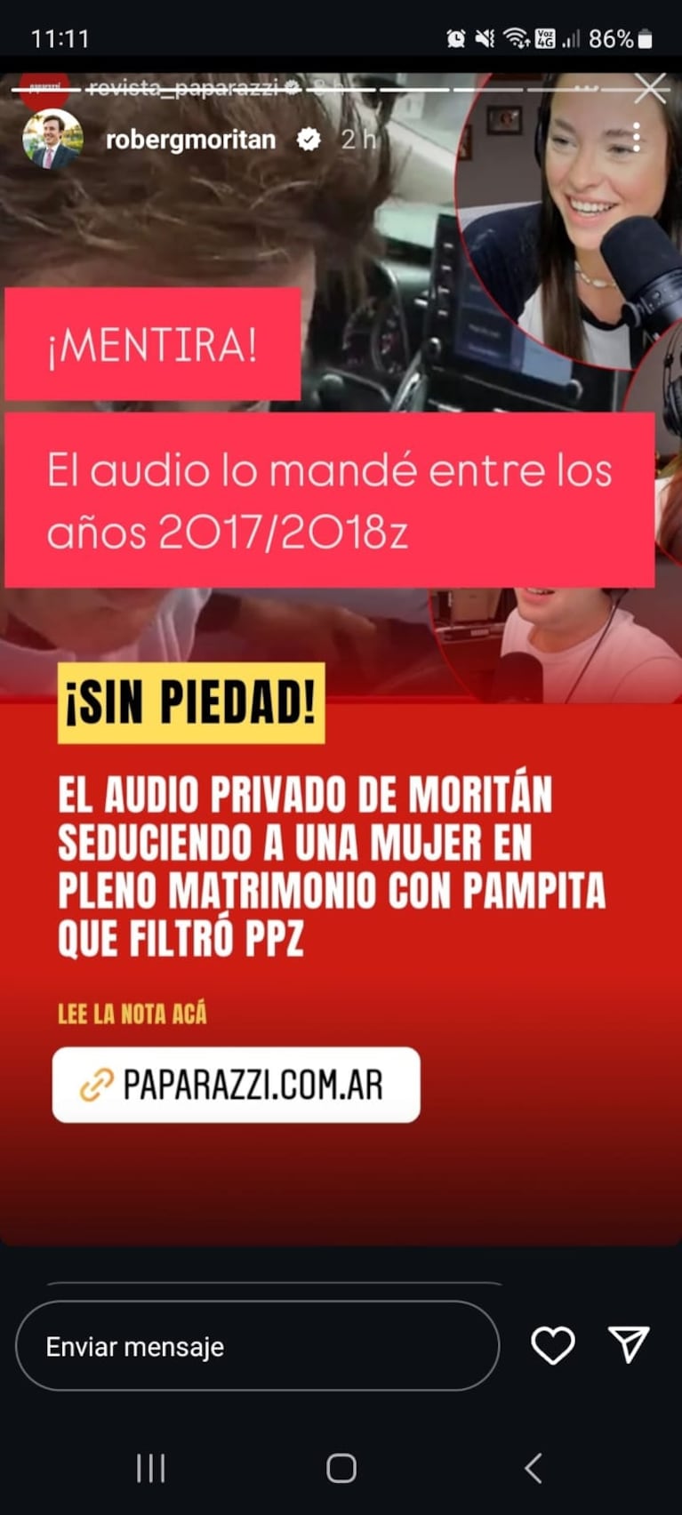 Roberto García Moritán en sus redes sociales.