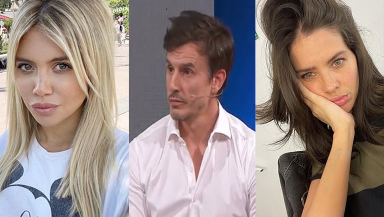 Roberto García Moritán respondió con incomodidad si es "team Wanda Nara" o "team China Suárez".