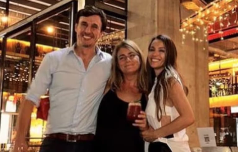 Roberto, Lucila y Pampita.