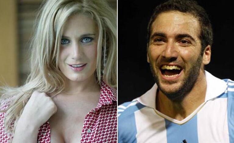 Rocío Marengo, ¿cerca del Pipita Higuaín? (Fotos: archivo Web)