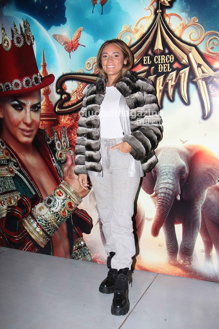 Rocío Oliva en el estreno de Circo de Anima de Flavio Mendoza (Foto: Movilpress).