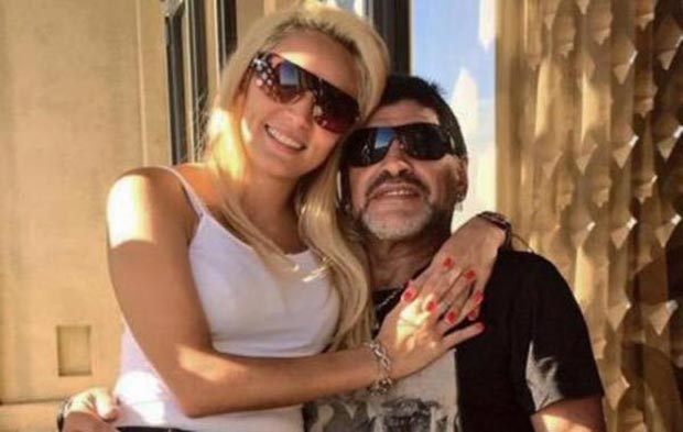 Rocío Oliva y Diego Armando Maradona, cerca de la conciliación. (Foto: Web)