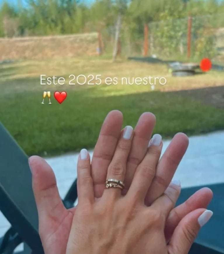 Rocío se comprometió con Néstor.