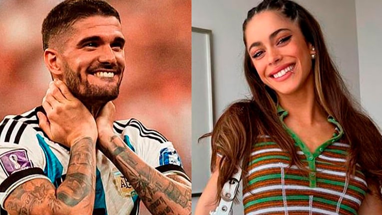 Rodrigo de Paul compartió esta foto inédita con Tini Stoessel en pleno escándalo con Cami Homs.