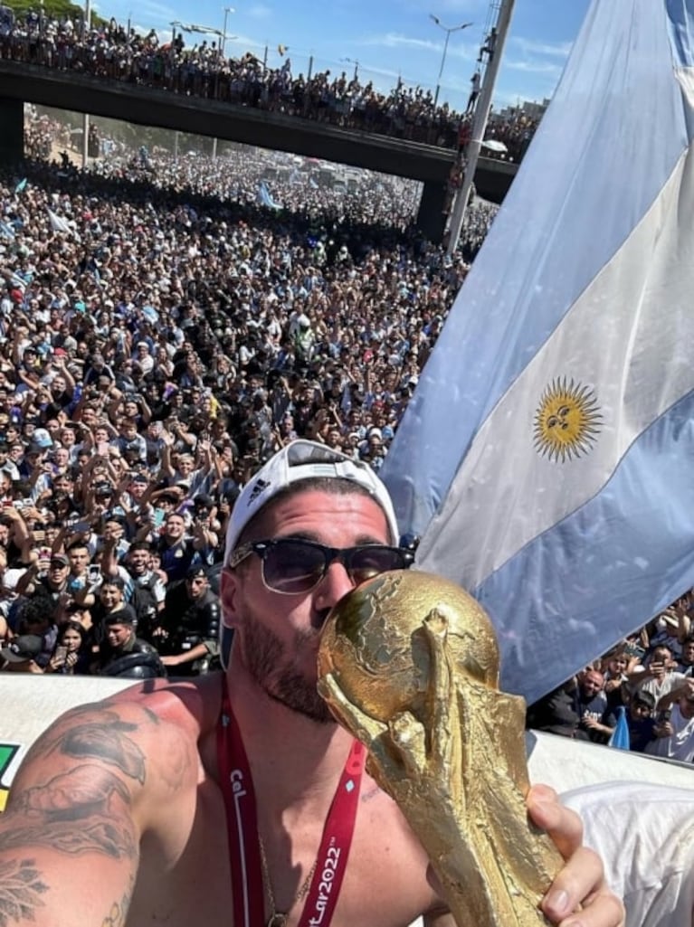 Rodrigo de Paul habló sobre la multitud que recibió a la Selección