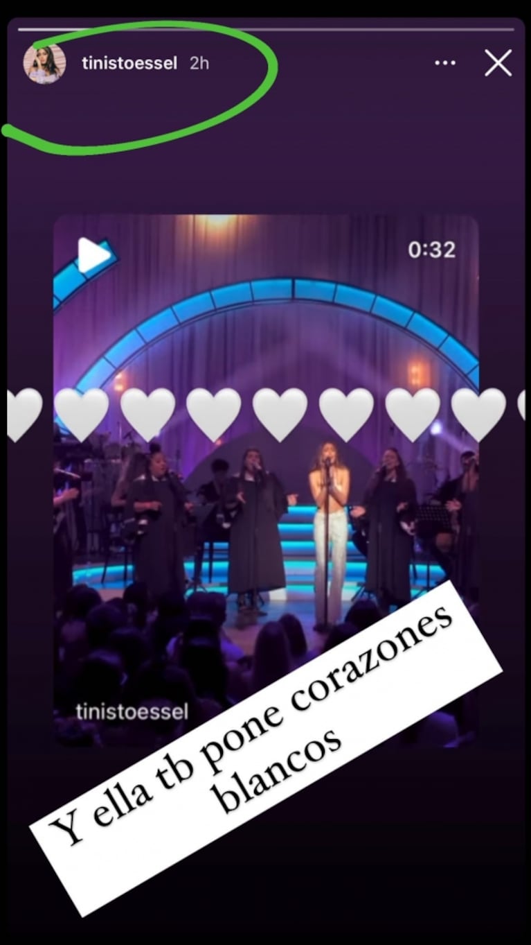 Rodrigo de Paul le dedicó a Tini Stoessel un romántico comentario: a los minutos se arrepintió y lo borró