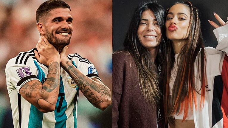 Rodrigo de Paul le dedicó este dulce mensaje a la mamá de Tini Stoessel por su cumpleaños.