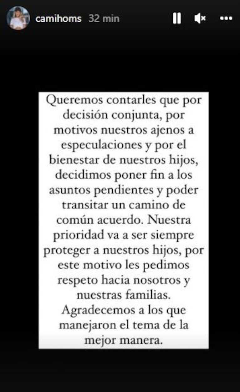 Rodrigo de Paul y Camila Homs lanzaron un contundente comunicado juntos tras su polémica separación