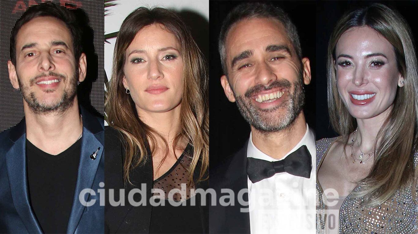 Rodrigo Lussich, Mica Viciconte, el Pollo Álvarez, Jésica Cirio (Fotos: Movilpress).