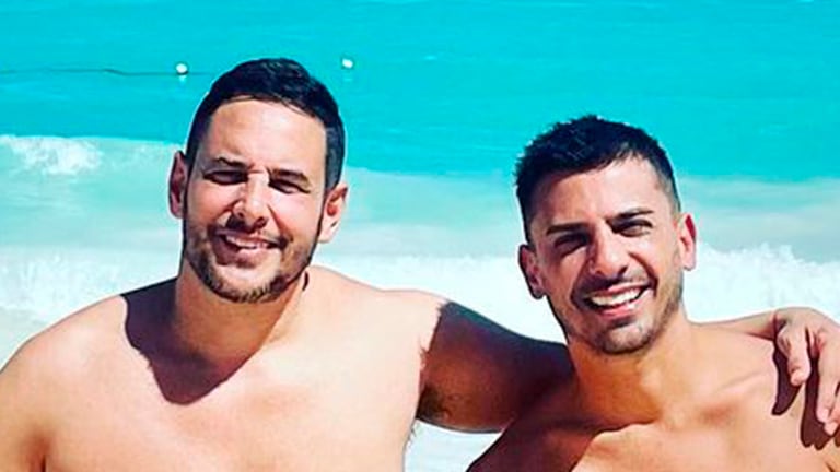 Rodrigo Lussich y su novio: el álbum de fotos de las románticas vacaciones en Punta Cana