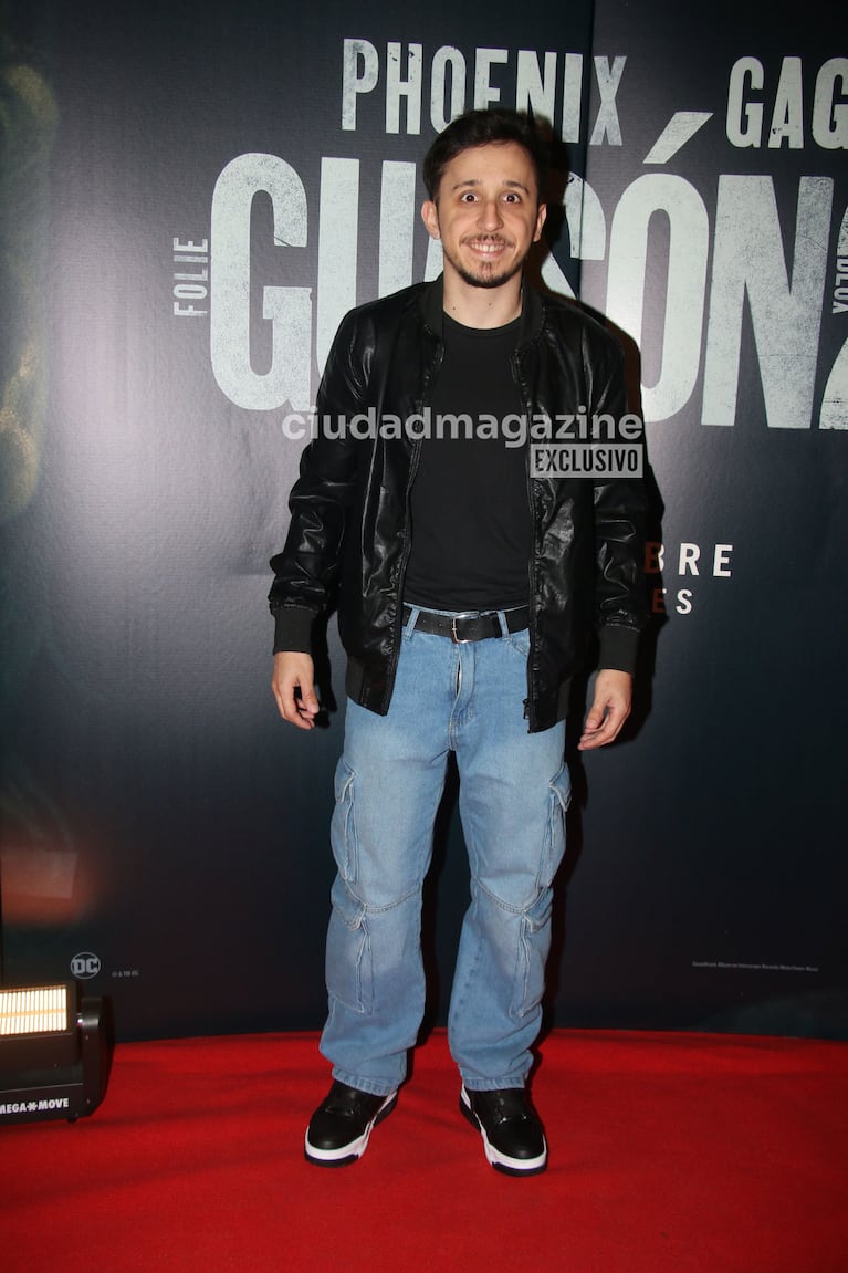 Rodrigo Noya en el estreno de Guasón 2 (Foto: Movilpress).