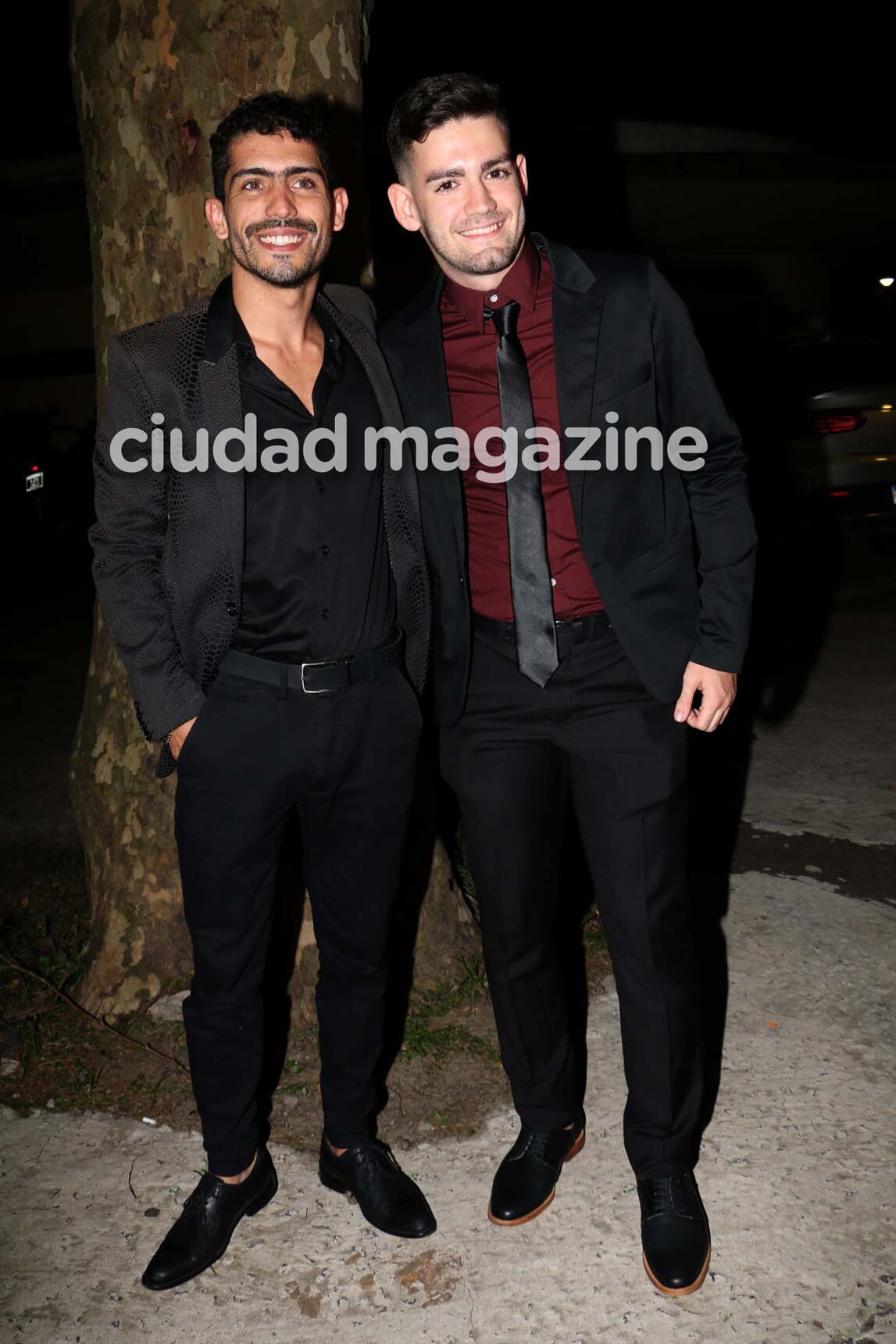 Rodrigo Romero y Ramiro Bueno, hijo del Potro, en la fiesta de Gente (Fotos: Movilpress). 