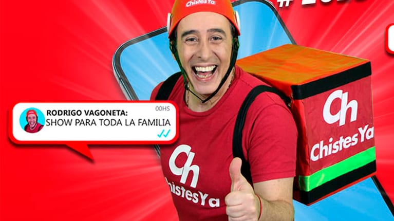 Rodrigo Vagoneta presenta “Chistes ya” en Buenos Aires