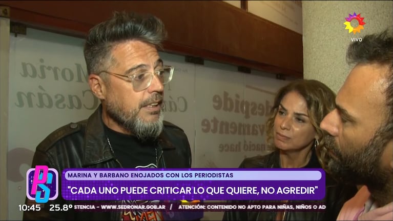 Rolando Barbano contra la prensa de espectáculos.