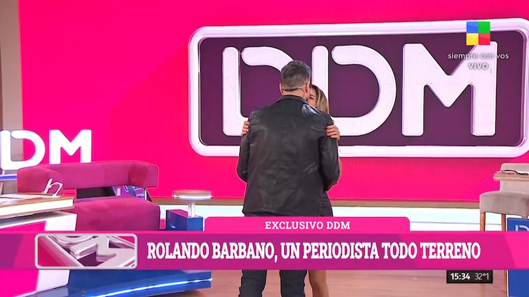 Rolando Barbano y Marina Calabró.