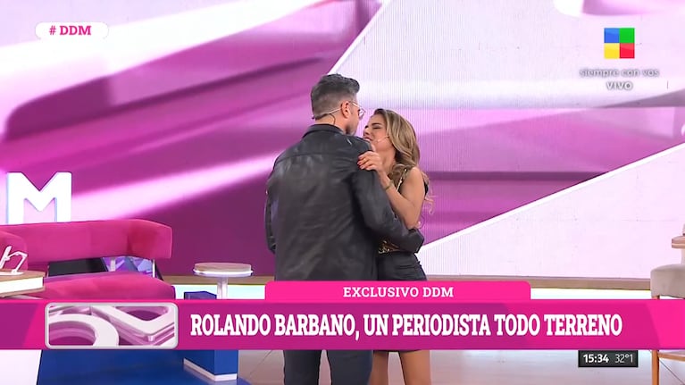 Rolando Barbano y Marina Calabró.