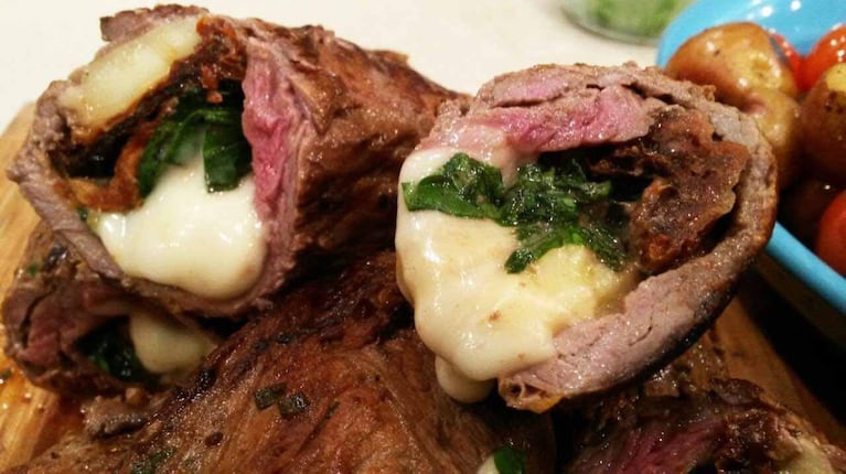 Rolls de bife de cuadril: la receta para los días especiales 