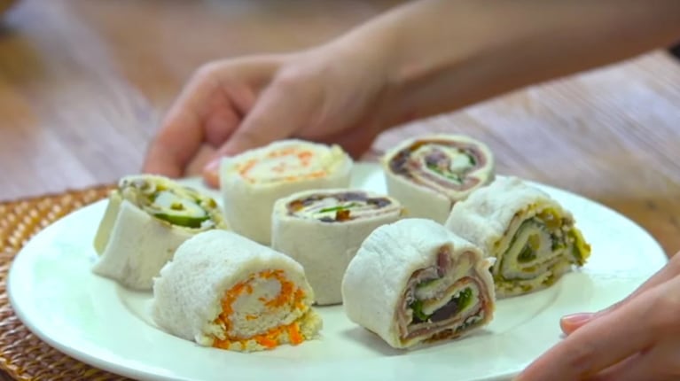 Rolls de miga: receta fácil, paso a paso 