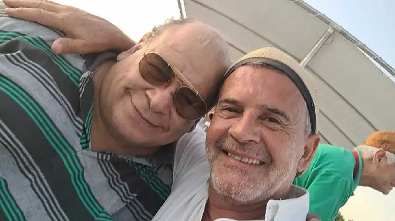 Roly Serrano y Osvaldo Laport (Foto: Instagram @rolyserrano)