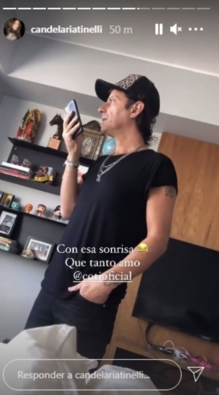 Románticos mensajes de Cande Tinelli a Coti Sorokin por su cumple: "Siempre a tu lado, en todos los estados" 