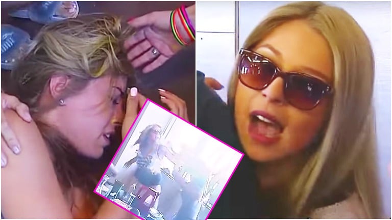 Romina Malaspina fue expulsada del reality chileno Doble Tentación tras agredir a una compañera (Fotos: Captura)