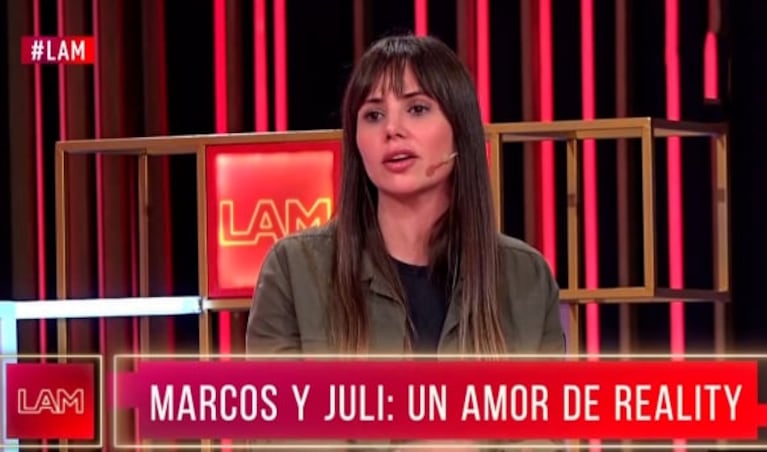 Romina Uhrig se la jugó y respondió si Julieta Poggio y Marcos Ginocchio tuvieron intimidad