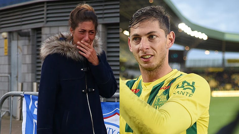 Romina y Emiliano Sala