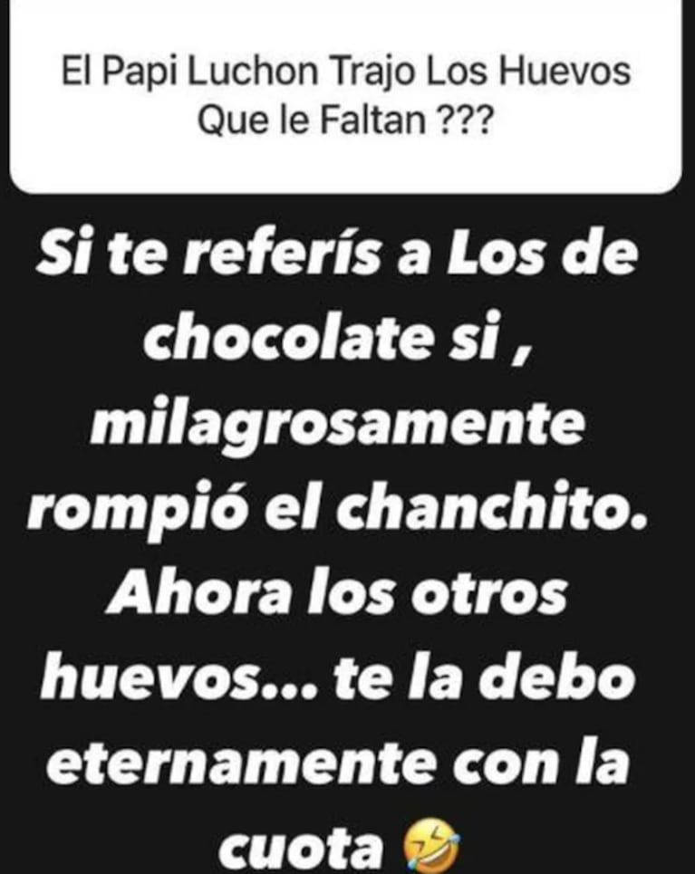 "Rompió el chanchito": Matías Defederico sorprendió a sus hijas con regalos y Cinthia Fernández reaccionó irónica