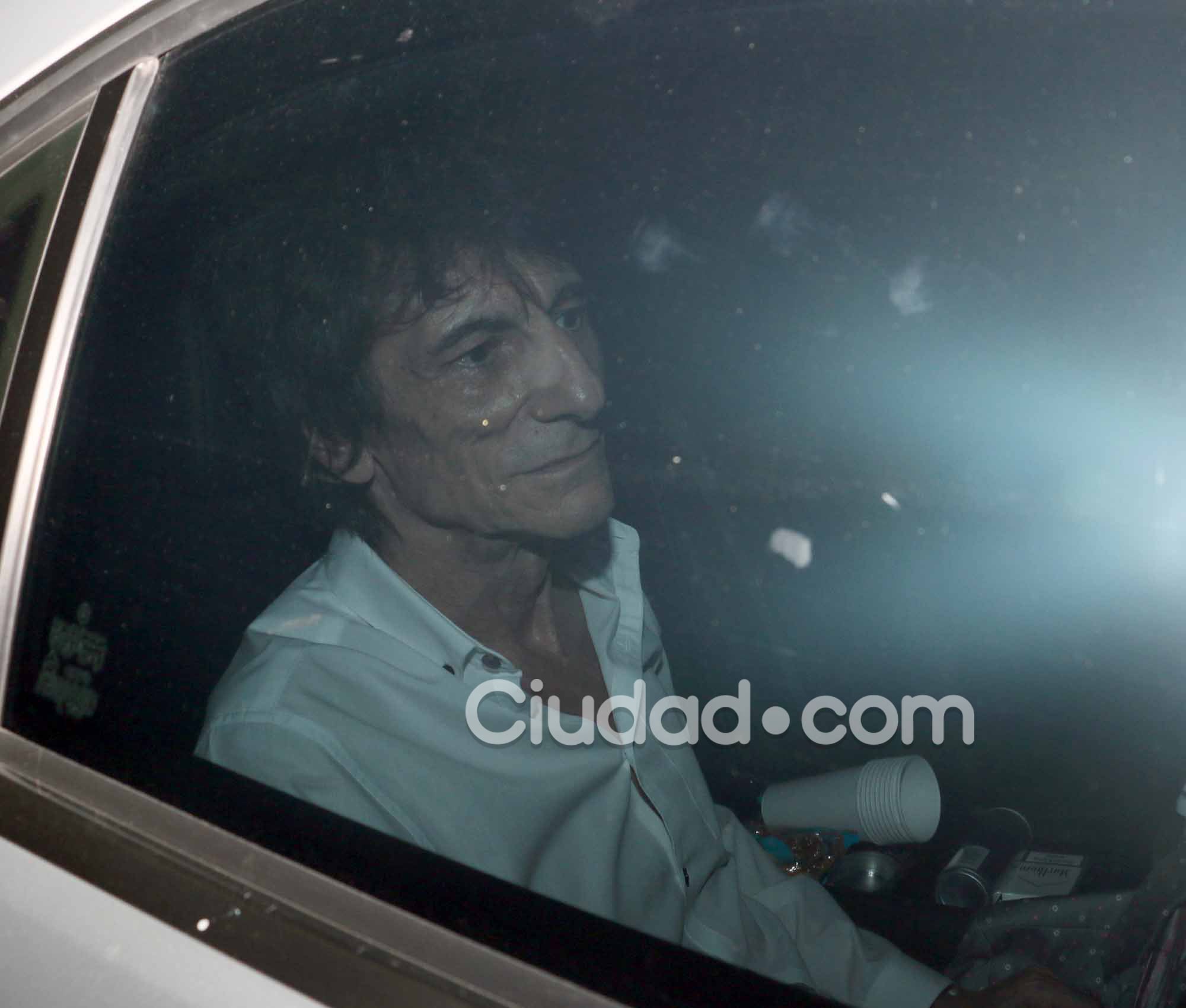 Ron Wood se divirtió en la casa de Marcela Tinayre (Fotos: Movilpress). 