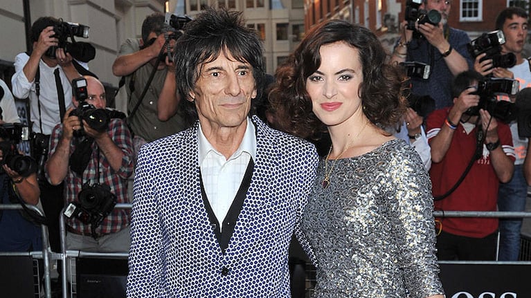 Ronnie Wood será padre de gemelos ¡a los 68 años!