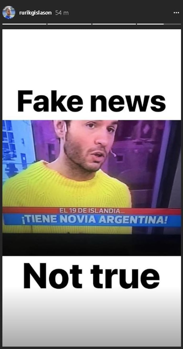 Rúrik Gíslason desmintió su romance con la modelo argentina... ¡mientras lo contaban en Nosotros a la Mañana!